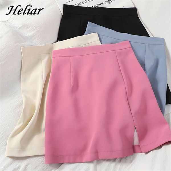 heliar spring women skirts preppy style a-line high-waist split mini solid elegant casual ol for 220324, Black
heliar spring women skirts preppy style a-line high-waist split mini solid elegant casual ol for 220324, Black