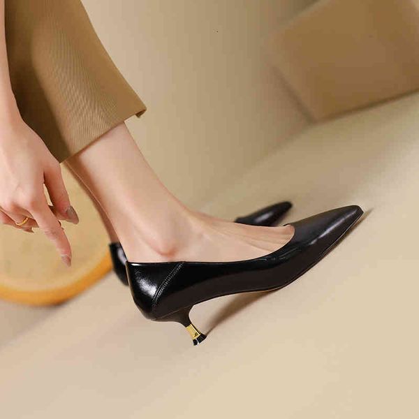sandals special handmade shoes elegant cat heel spring fine middle cowhide professional work sheet women nv5c, Black
sandals special handmade shoes elegant cat heel spring fine middle cowhide professional work sheet women nv5c, Black