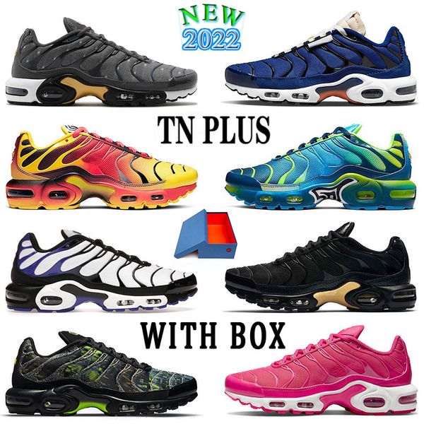 with box tn plus mens womens running shoes designer tnplus reflect grey combo teal twist the breath of spring pink prim 3d swoosh black whit
with box tn plus mens womens running shoes designer tnplus reflect grey combo teal twist the breath of spring pink prim 3d swoosh black whit