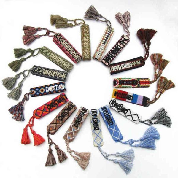 brand classic fashion bangles bracelets luxury women men handmade signature embroidered woven tassel adjustable bracelet jewelry friendship, Black
brand classic fashion bangles bracelets luxury women men handmade signature embroidered woven tassel adjustable bracelet jewelry friendship, Black