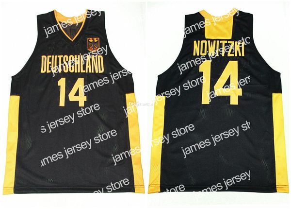 new dirk nowitzki #14 team deutschland germany retro basketball jersey mens stitched custom any number name jerseys, Black;red
new dirk nowitzki #14 team deutschland germany retro basketball jersey mens stitched custom any number name jerseys, Black;red