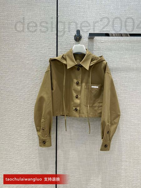 women's trench coats designer bw39837 shenzhen nanyou small man hooded windbreaker casual loose short coat exchangeable high-end female, Tan;black
women's trench coats designer bw39837 shenzhen nanyou small man hooded windbreaker casual loose short coat exchangeable high-end female, Tan;black