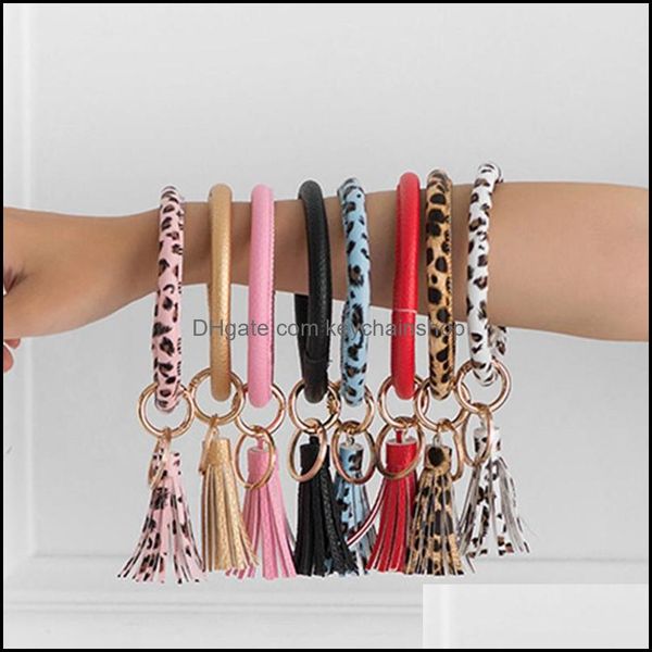 tassel pendant bracelet key chain pu leather bracelets wristlet bangle leopard keychain round ring charm jewelry car keyring drop delivery 2, Slivery;golden
tassel pendant bracelet key chain pu leather bracelets wristlet bangle leopard keychain round ring charm jewelry car keyring drop delivery 2, Slivery;golden