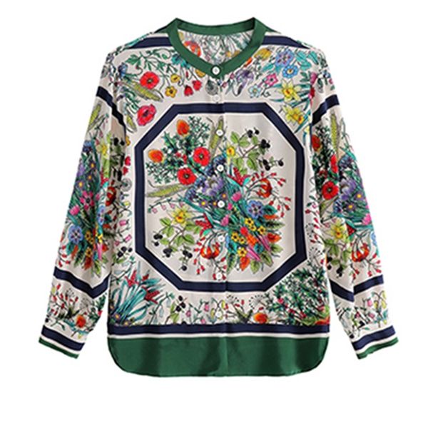 france style flower shirts women blouses spring summer long sleeve chiffon blouse female blusas mujer 210226, Black;gray
france style flower shirts women blouses spring summer long sleeve chiffon blouse female blusas mujer 210226, Black;gray