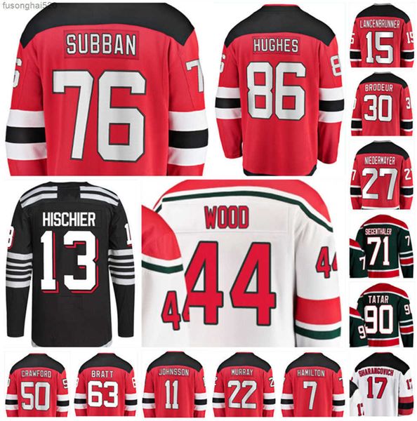 2022 jack hughes hockey jersey nico hischier p.k. subban miles wood dougie hamilton ryan graves dawson mercer jesper, Black;red
2022 jack hughes hockey jersey nico hischier p.k. subban miles wood dougie hamilton ryan graves dawson mercer jesper, Black;red