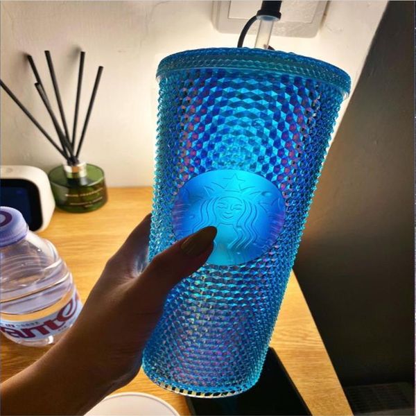 the new starbucks mid-autumn jade rabbit blue durian laser straw cup 710ml mermaid plastic cold water coffee cup gift265m
the new starbucks mid-autumn jade rabbit blue durian laser straw cup 710ml mermaid plastic cold water coffee cup gift265m