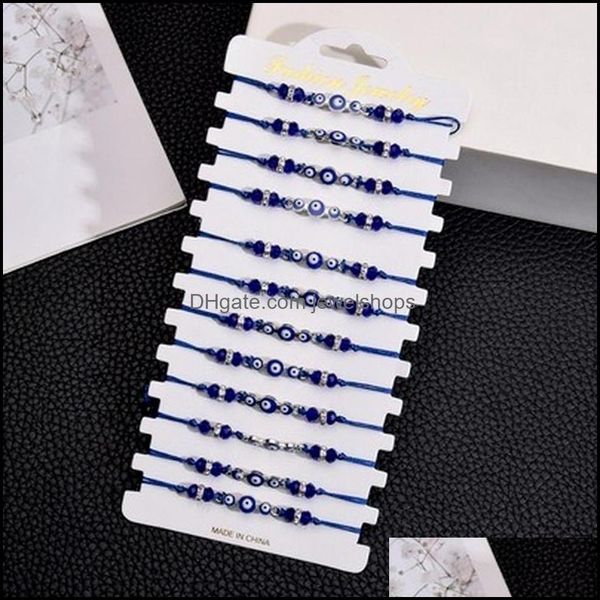 12pcs/set blue turkish devil eyes bracelets braided rope evil bracelet set drop delivery 2021 pendant necklaces pendants jewelry 1brah, Silver
12pcs/set blue turkish devil eyes bracelets braided rope evil bracelet set drop delivery 2021 pendant necklaces pendants jewelry 1brah, Silver
