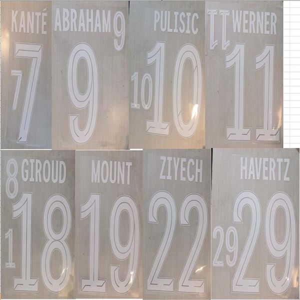 2019-2021 home kante pulisic abraham werner giroud mount ziyech havertz nameset patch badge224t
2019-2021 home kante pulisic abraham werner giroud mount ziyech havertz nameset patch badge224t