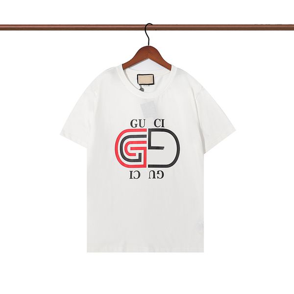 men's t-shirts 2022 summer new front logo printed round collar short sleeve t-shirt for men and women, White;black
men's t-shirts 2022 summer new front logo printed round collar short sleeve t-shirt for men and women, White;black