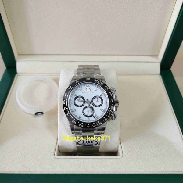 clean perfect watches 904l cal.4130 movement chronograph 40mm cosmograph panda 116500 ceramic luminova waterproof automatic mechanical mens, Slivery;brown
clean perfect watches 904l cal.4130 movement chronograph 40mm cosmograph panda 116500 ceramic luminova waterproof automatic mechanical mens, Slivery;brown