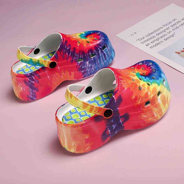 nxy sandals platform clogs women rainbow print height increasing fashion 5 cm high heel mule garden women's 0528, Black
nxy sandals platform clogs women rainbow print height increasing fashion 5 cm high heel mule garden women's 0528, Black