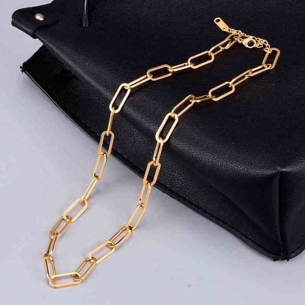 amaiyllis 18k gold hip hop sweater women fashion chain choker necklace collar punk jewelry 2020, Silver
amaiyllis 18k gold hip hop sweater women fashion chain choker necklace collar punk jewelry 2020, Silver