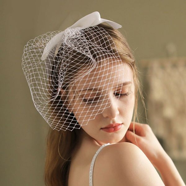 2021 new wedding party blusher headdress bride birdcage veil with satin bow white face veil paipai boda, Black
2021 new wedding party blusher headdress bride birdcage veil with satin bow white face veil paipai boda, Black