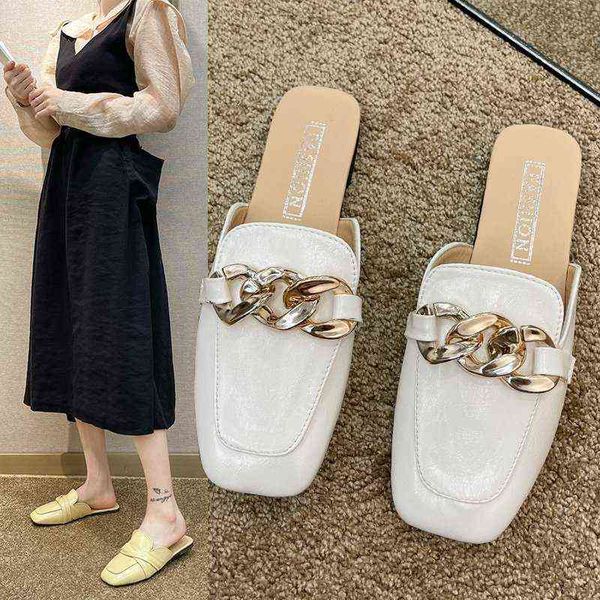 women's slippers sandals botou mueller shoes summer new thick soles fashion leather instagram pop shoes flip flops women sneaker y22042, Black
women's slippers sandals botou mueller shoes summer new thick soles fashion leather instagram pop shoes flip flops women sneaker y22042, Black