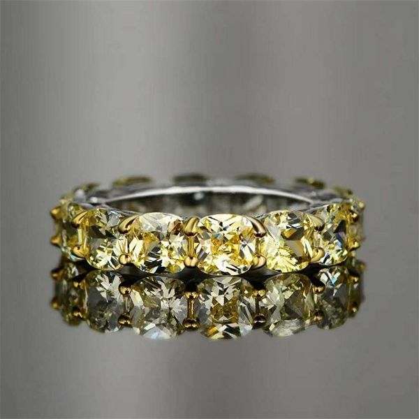 100% s925 sterling silver sparkling 1 row full 55mm high carbon diamond finger rings for women wedding party fine jewelry 220728, Slivery;golden
100% s925 sterling silver sparkling 1 row full 55mm high carbon diamond finger rings for women wedding party fine jewelry 220728, Slivery;golden