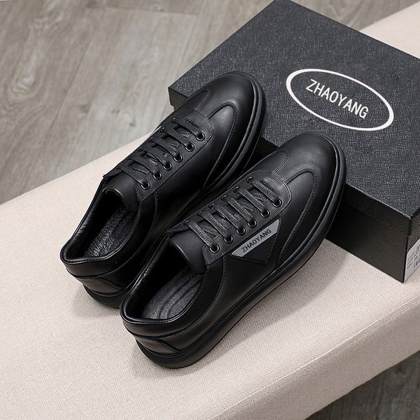 italy 2023 new men's casual sports shoes designer trend fashion cowhide counter packing box dust bag flat bottom lace up small white sh, Black
italy 2023 new men's casual sports shoes designer trend fashion cowhide counter packing box dust bag flat bottom lace up small white sh, Black