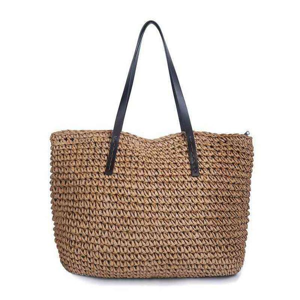 shopping bags summer straw women handmade weave handbag large capacity beach shoulder trendy rattan tote vacation femme 220318
shopping bags summer straw women handmade weave handbag large capacity beach shoulder trendy rattan tote vacation femme 220318