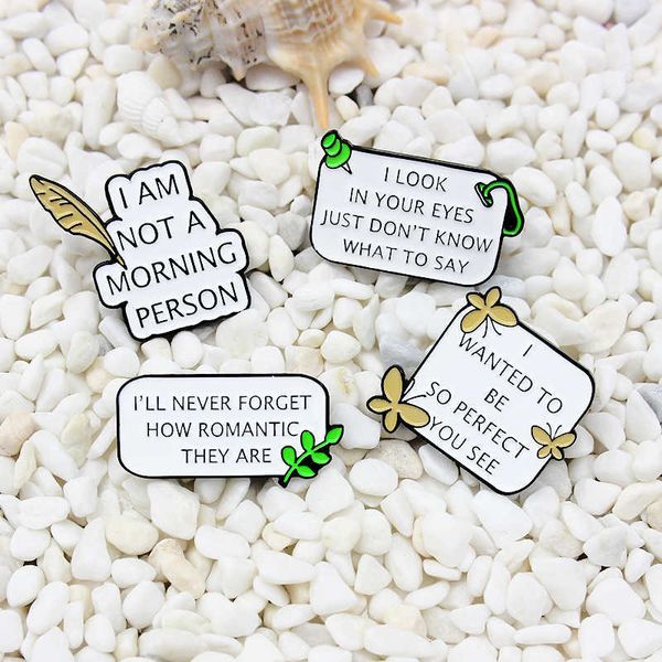 fashion english letter sign simple trend alloy brooch gift letter badge jewelry for friends, Gray
fashion english letter sign simple trend alloy brooch gift letter badge jewelry for friends, Gray