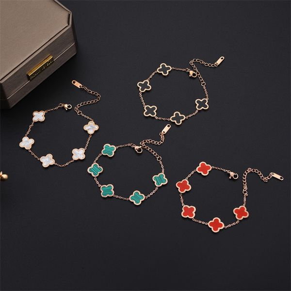 fashion women style clover charm bracelet rose gold holiday gift jewelry for girlfriend, Golden;silver
fashion women style clover charm bracelet rose gold holiday gift jewelry for girlfriend, Golden;silver