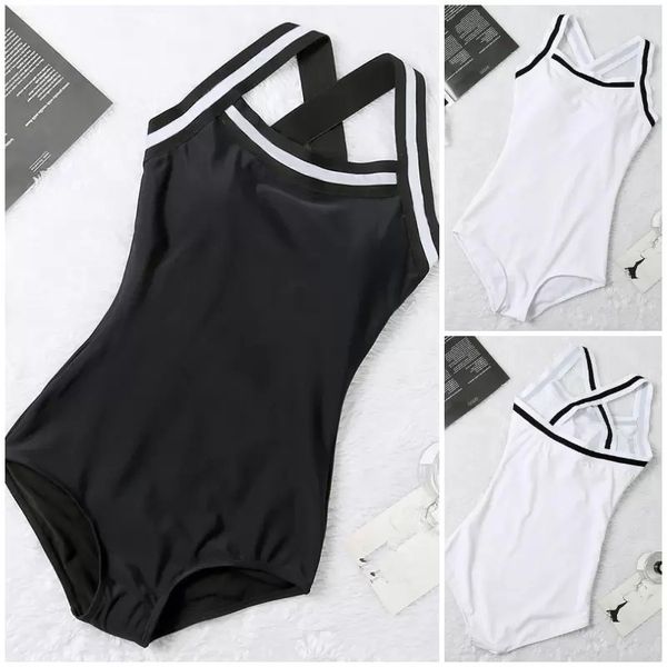 ladies designer swimsuits athletic training swimsuit black white beachwear basic criss cross open back one piece swimwear padded bathing sui, White;black
ladies designer swimsuits athletic training swimsuit black white beachwear basic criss cross open back one piece swimwear padded bathing sui, White;black