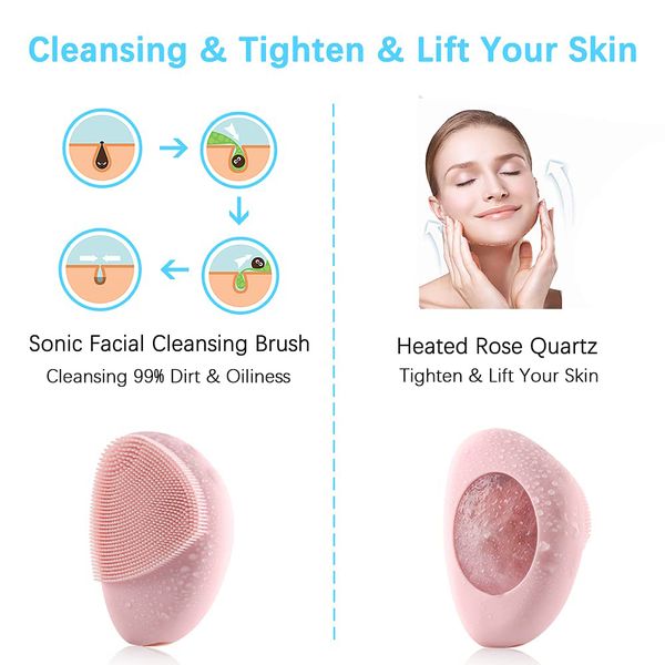 sonic silicone facial cleansing brush with 42 heated rose quartz anti-aging natural jade facial massager waterproof skin care p
sonic silicone facial cleansing brush with 42 heated rose quartz anti-aging natural jade facial massager waterproof skin care p