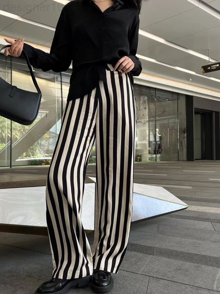 women's pants & capris designer 22 spring and summer new black white stripe casual straight pants acetic acid fabric vertical texture f
women's pants & capris designer 22 spring and summer new black white stripe casual straight pants acetic acid fabric vertical texture f