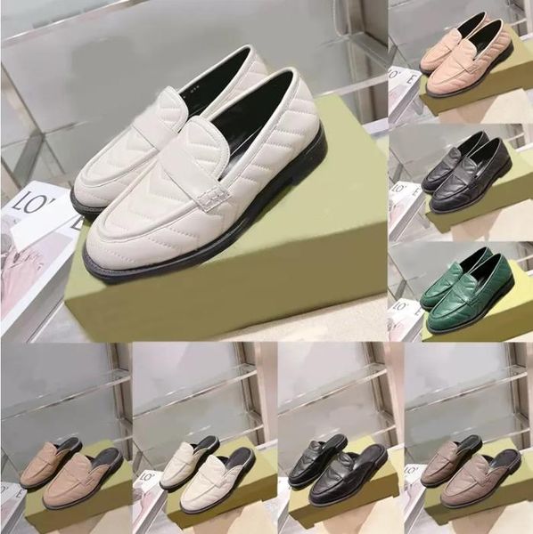 designer leather slippers women loafers espadrille sandals double letter slip-on casual shoes lazy tramp crwdt, Black
designer leather slippers women loafers espadrille sandals double letter slip-on casual shoes lazy tramp crwdt, Black