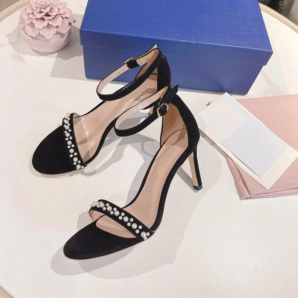 brand natural kid suede sandals super high heels pearl pumps designer shoes buckle strap summer zapatillas mujer, Black
brand natural kid suede sandals super high heels pearl pumps designer shoes buckle strap summer zapatillas mujer, Black