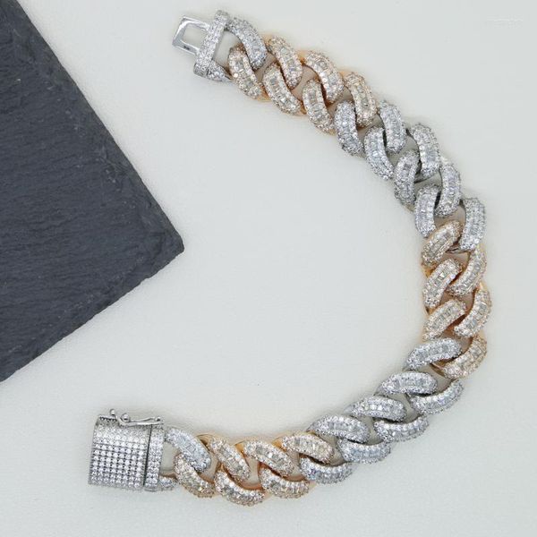 link chain 2022 wholesale 15mm two row cz 5a cubic zirconia iced out bling hip hop rock punk boy men sparking cuban bracelet inte22link, Black
link chain 2022 wholesale 15mm two row cz 5a cubic zirconia iced out bling hip hop rock punk boy men sparking cuban bracelet inte22link, Black