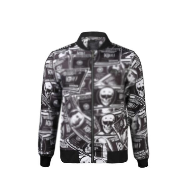 men's new fashion casual zipper long sleeve gold figure leather jacket clothing type coat punk rock, Black
men's new fashion casual zipper long sleeve gold figure leather jacket clothing type coat punk rock, Black