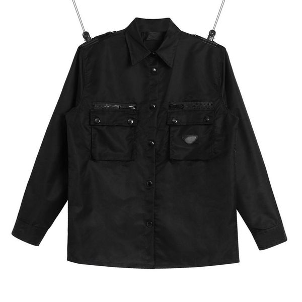 pra designer casual shirt mens metal nylon thin jacket classic triangle label fashion loose casual cardigan men functional wind shirts, White;black
pra designer casual shirt mens metal nylon thin jacket classic triangle label fashion loose casual cardigan men functional wind shirts, White;black