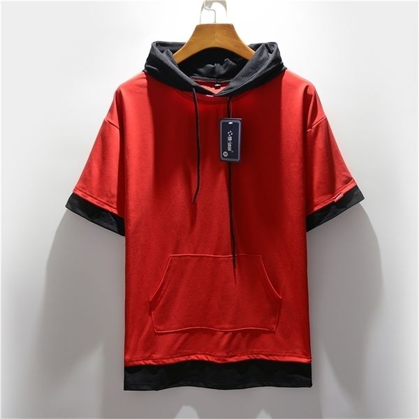 t shirt men summer casual short sleeve hoodie streetwear tees blouse casual men t shirt hip hop men tshirts camisas hombre 220606, White;black
t shirt men summer casual short sleeve hoodie streetwear tees blouse casual men t shirt hip hop men tshirts camisas hombre 220606, White;black