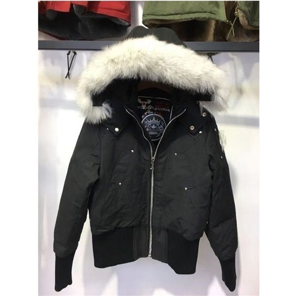 black classical down jacket white fur collar waterproof womens warm coat winter y201026
black classical down jacket white fur collar waterproof womens warm coat winter y201026