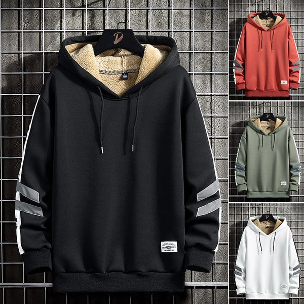 winter hoodie men wool liner 2022 brand new thick warm hooded sweatshirt men streetwear hoodies harajuku fashion, Black
winter hoodie men wool liner 2022 brand new thick warm hooded sweatshirt men streetwear hoodies harajuku fashion, Black