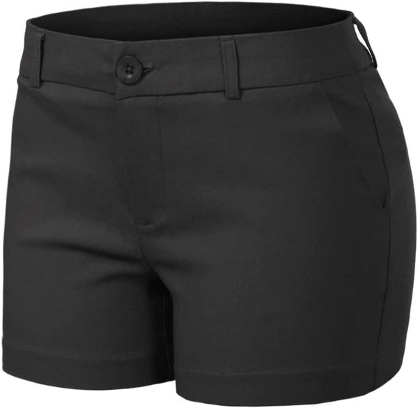 by olivia women's body enhancing comfort modern city cuffed short with pockets 94lj#, White;black
by olivia women's body enhancing comfort modern city cuffed short with pockets 94lj#, White;black