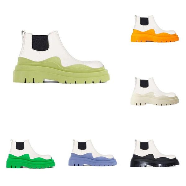 two tone tire chelsea boots women platform chunky boot lady luxe design men calf desiger low tobe calfskin slip on style round toe boots whi, Black
two tone tire chelsea boots women platform chunky boot lady luxe design men calf desiger low tobe calfskin slip on style round toe boots whi, Black