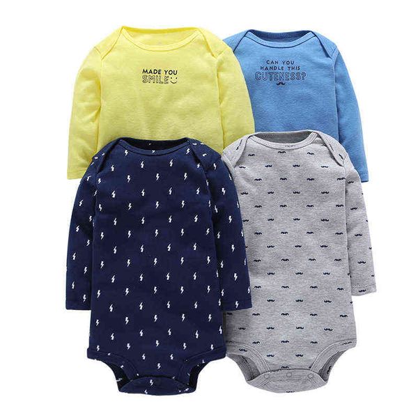 baby boy clothes 4 pieces/lot bodysuits 2018 spring summer baby girl clothes cotton long sleeves printed bodysuit baby jumpsuit g220510, Blue
baby boy clothes 4 pieces/lot bodysuits 2018 spring summer baby girl clothes cotton long sleeves printed bodysuit baby jumpsuit g220510, Blue