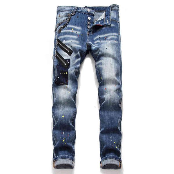 men's jeans wash and paint splashing men's cat beard slim stretch jeans small feet fashion beggars pants uo5h, Blue
men's jeans wash and paint splashing men's cat beard slim stretch jeans small feet fashion beggars pants uo5h, Blue