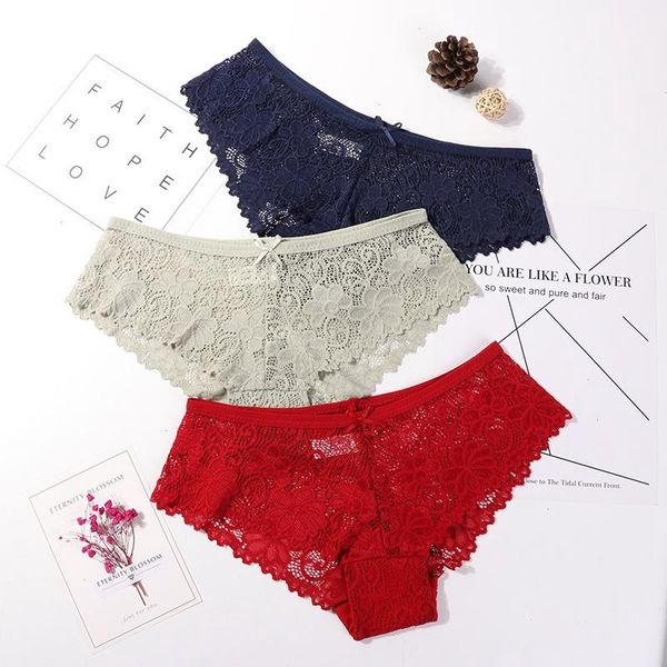 women lace lingerie low-waist panties embroidery tempting briefs transparent hollow out underwear female underpants, Black;pink
women lace lingerie low-waist panties embroidery tempting briefs transparent hollow out underwear female underpants, Black;pink