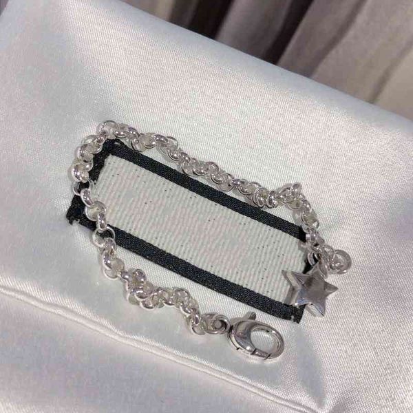 2023 designer new jewelry sterling silver star tassel double letter g-type bracelet headpiece, Black
2023 designer new jewelry sterling silver star tassel double letter g-type bracelet headpiece, Black