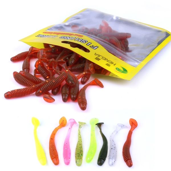 hengjia 10pcs pack soft t tail fishing lure set grub worm swimbaits silicone baits pesca bass carp tackle bait 220801
hengjia 10pcs pack soft t tail fishing lure set grub worm swimbaits silicone baits pesca bass carp tackle bait 220801