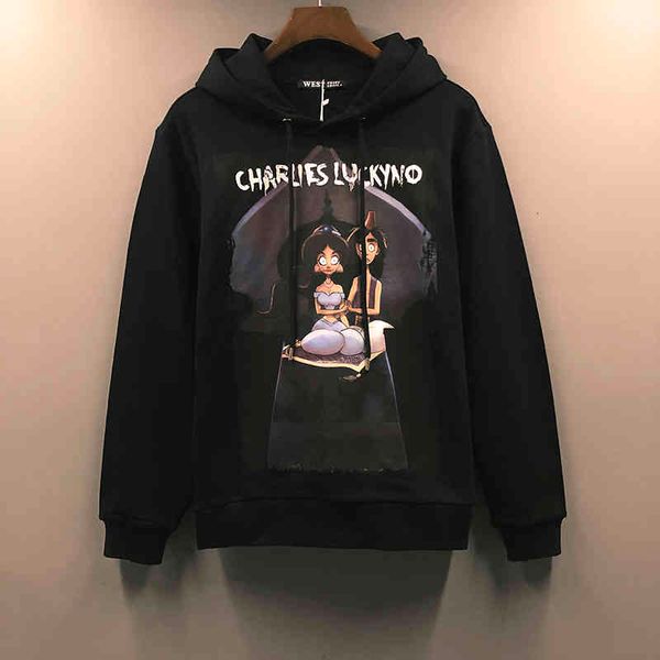 men's hoodies sweatshirts european and american street printed cartoon magic carpet hooded sweater men's loose casual coat spring, Black
men's hoodies sweatshirts european and american street printed cartoon magic carpet hooded sweater men's loose casual coat spring, Black