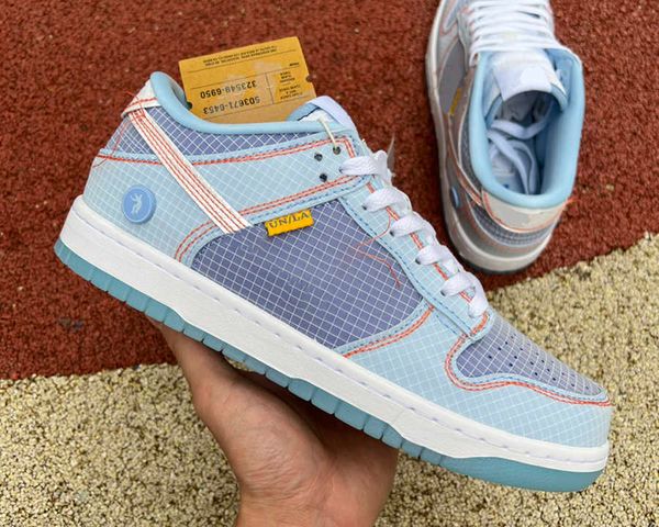 2022 release union x sb dk low skateboard shoes hyper royal white pschic blue trainers sports outdoor sneakers with box, Black
2022 release union x sb dk low skateboard shoes hyper royal white pschic blue trainers sports outdoor sneakers with box, Black