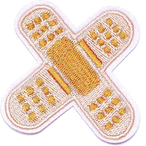 band aid embroidery patches sewing notions diy decoration for clothing shirts bags custom iron on patch, Black
band aid embroidery patches sewing notions diy decoration for clothing shirts bags custom iron on patch, Black