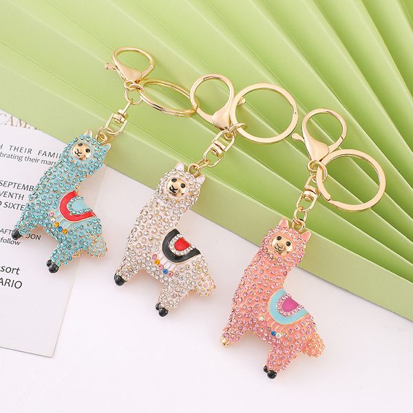 creative animal series alloy full diamond alpaca shape key chain exquisite automobile pendant yiwu small commodity, Slivery;golden
creative animal series alloy full diamond alpaca shape key chain exquisite automobile pendant yiwu small commodity, Slivery;golden