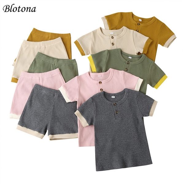 blotona 2pcs kids solid color ribbed suit set oneck short sleeve pullover tshirtshort pants for summer 18months6years 220616, White
blotona 2pcs kids solid color ribbed suit set oneck short sleeve pullover tshirtshort pants for summer 18months6years 220616, White