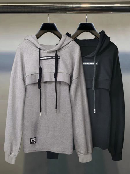 women's hoodies & sweatshirts designer aw dawangjia 21 autumn hooded sweater two piece dress with thin personality r0uz, Black
women's hoodies & sweatshirts designer aw dawangjia 21 autumn hooded sweater two piece dress with thin personality r0uz, Black