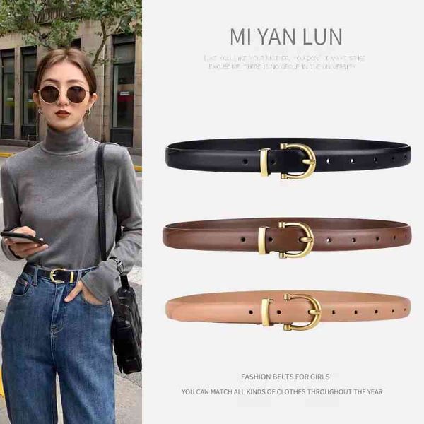 belts pin buckle thin belt leisure simple fashion versatile jeans sweater women's wn70, Black;brown
belts pin buckle thin belt leisure simple fashion versatile jeans sweater women's wn70, Black;brown