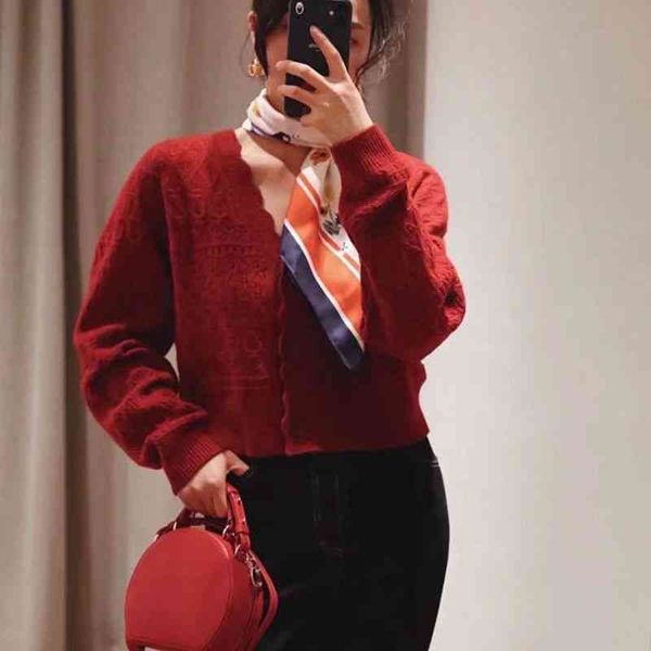 women's knits tees early spring class red hollow petal edge vneck knitted cashmere sweater, White
women's knits tees early spring class red hollow petal edge vneck knitted cashmere sweater, White