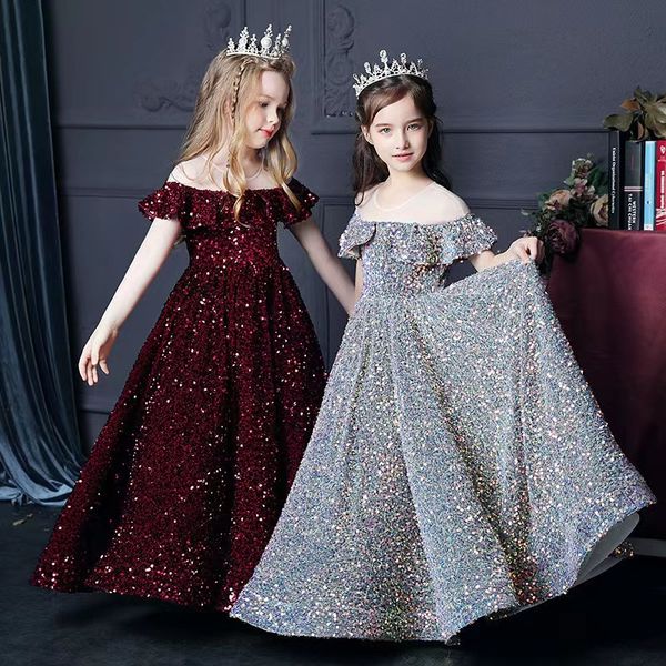 girl long dress summer formal tutu princess 100cm sequined little baby piano costume off the shoulder bling flower girl dresses wedding chil, Red;yellow
girl long dress summer formal tutu princess 100cm sequined little baby piano costume off the shoulder bling flower girl dresses wedding chil, Red;yellow